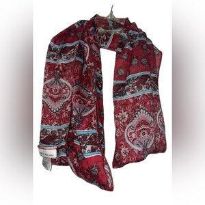 Belle Du Jour Boho Paisley Loop‎ Infinity Scarf 15"x35"